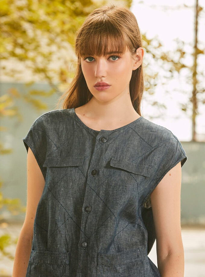 SS25 Denim Vest BL-9250104