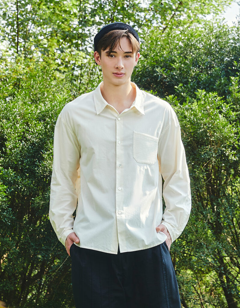 AW25 Hybrid Structure Patch Shirt	BL-9250719