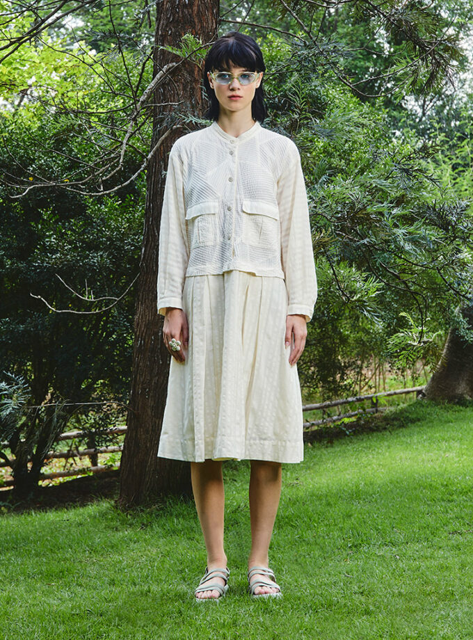 AW25 Patchwork Panel Utility Dress DS-9250706