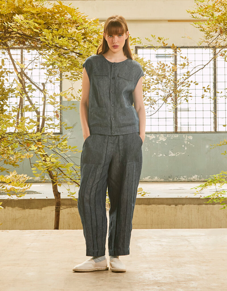 SS25 Tuck Trousers PN-9250113