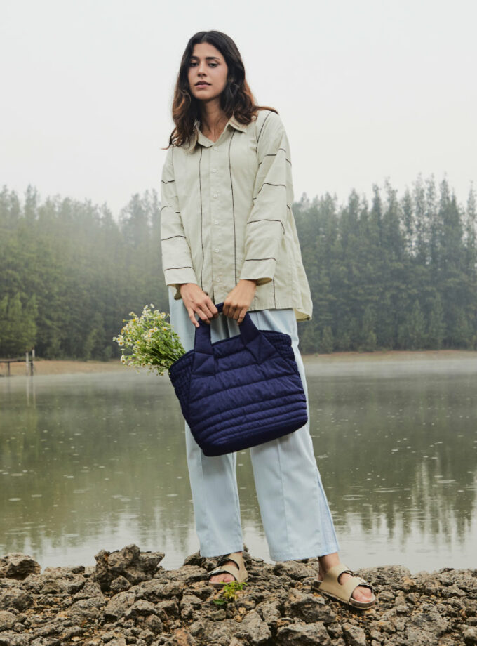 AW24 Puffy medium hand bag BA-9241011