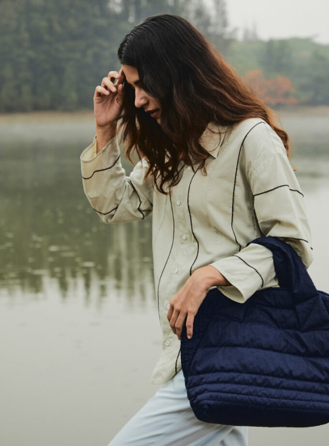 AW24 Puffy medium hand bag BA-9241011