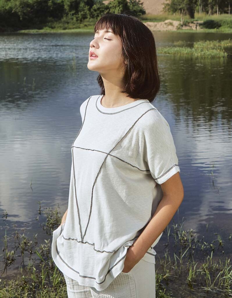 SS24 Blouse Cap Sleeves BL-9240418