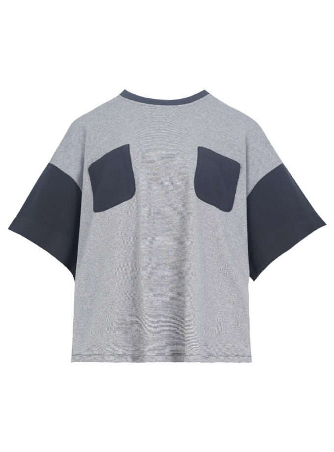 AW24 Stripe Jersey Over T-Shirt BL-9240701