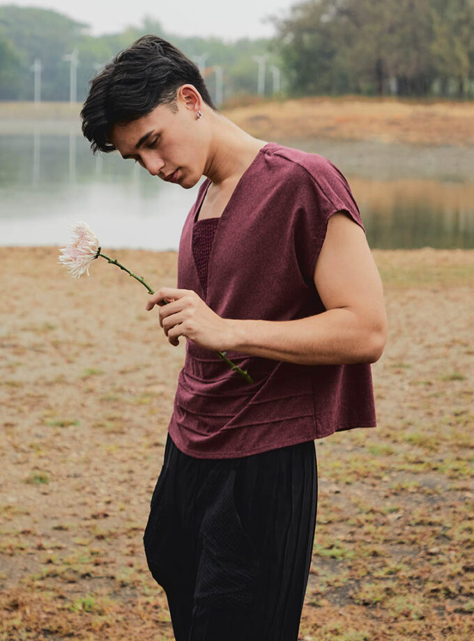 AW24 Two Way Stretch Jersey Top BL-9240719