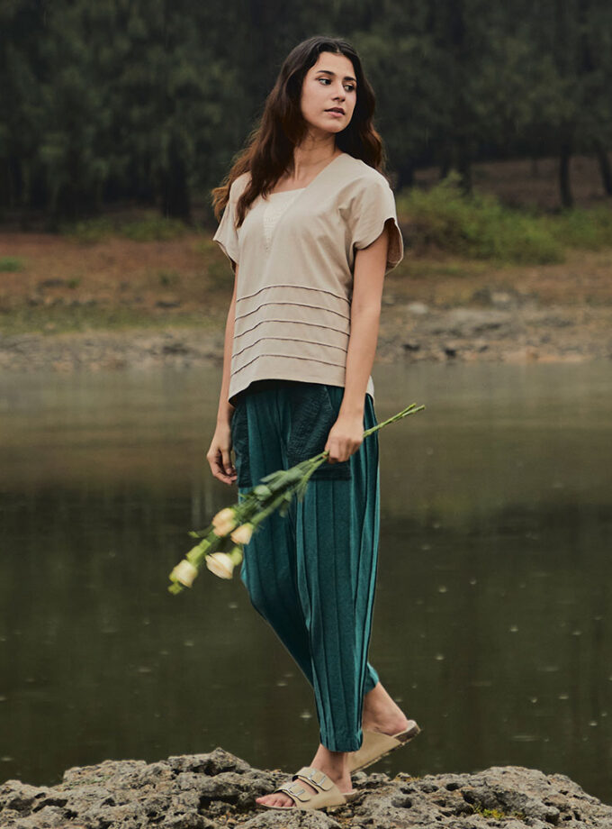 AW24 Two Way Stretch Jersey Top BL-9240719