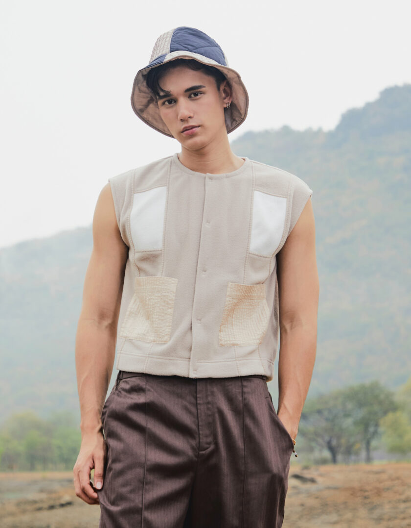 AW24 Fleece Vest BL-9241001