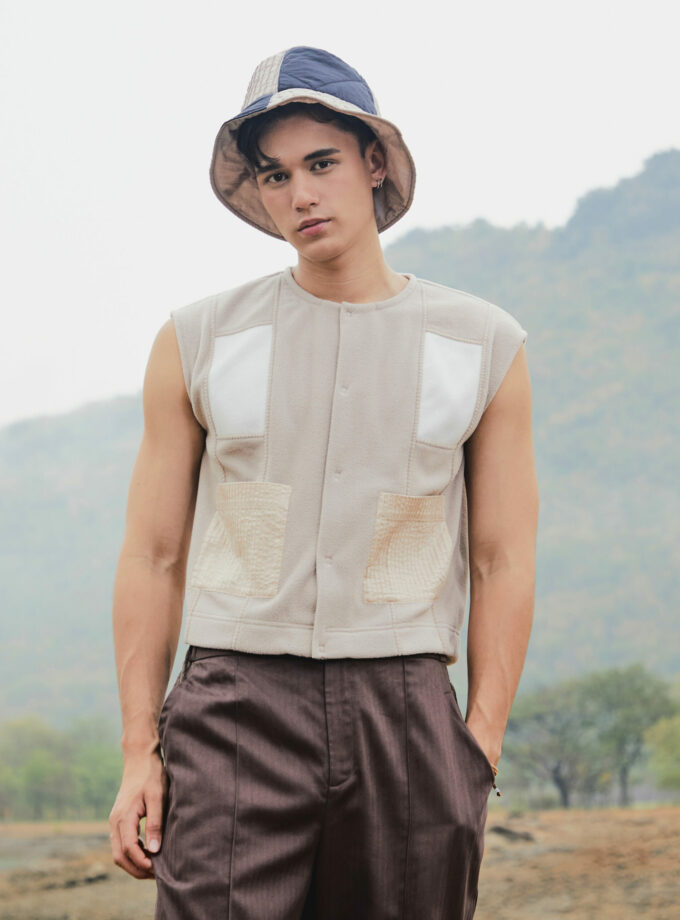 AW24 Fleece Vest BL-9241001