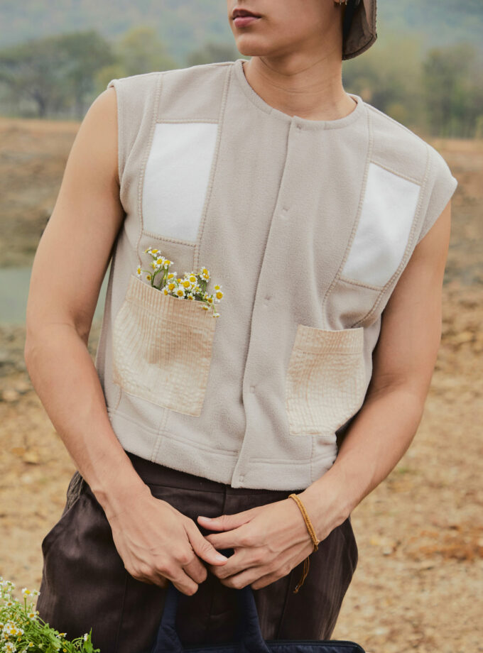 AW24 Fleece Vest BL-9241001