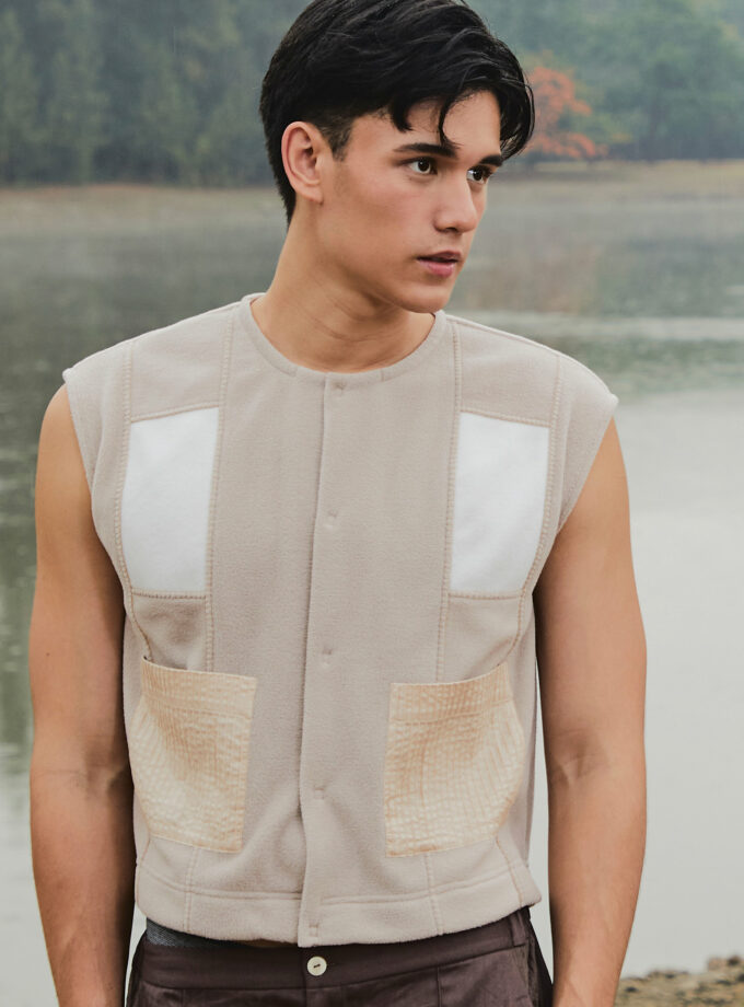 AW24 Fleece Vest BL-9241001