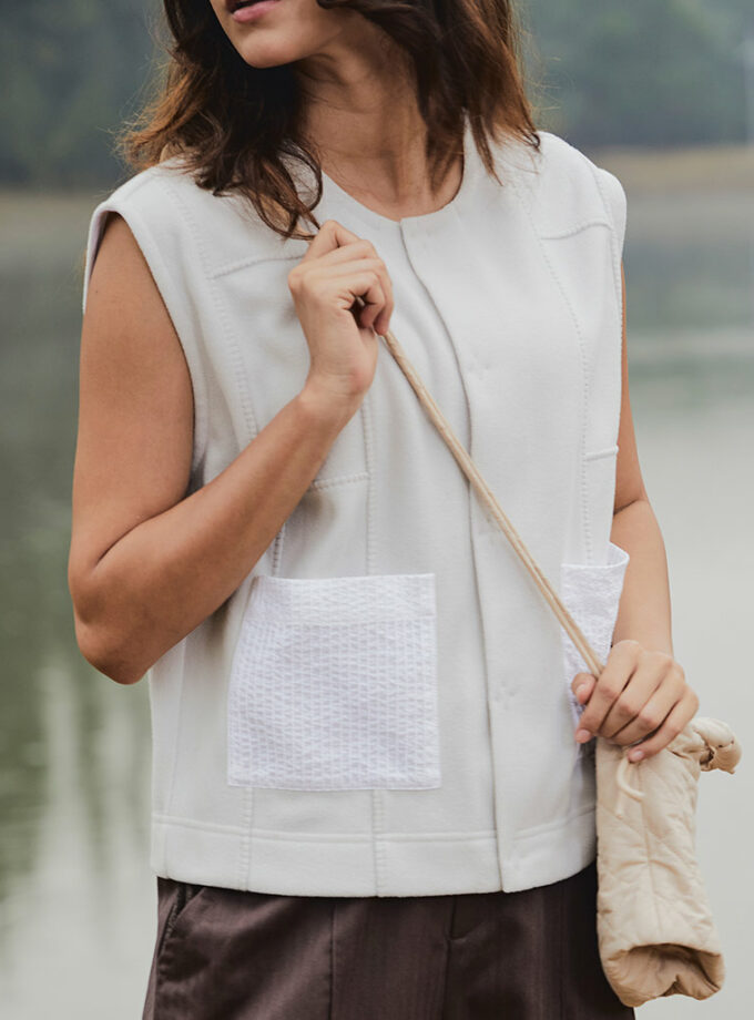 AW24 Fleece Vest BL-9241001