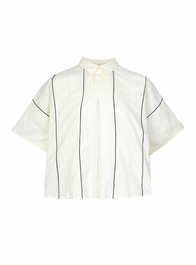 AW24 Switch Overlock Cotton Polo Shirt BL-9241005