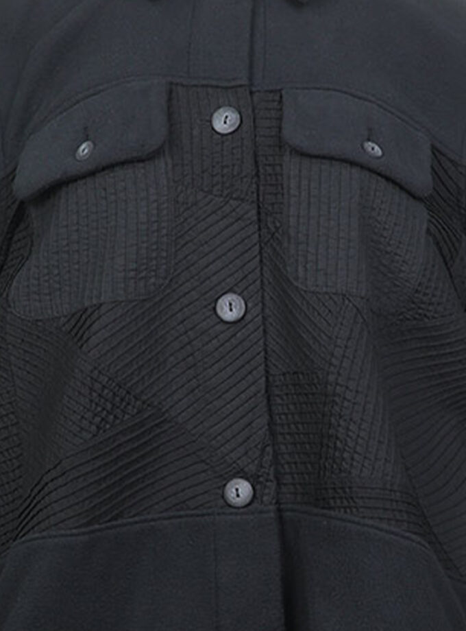 AW25 Mono Texture Panel Jacket JK-9250717