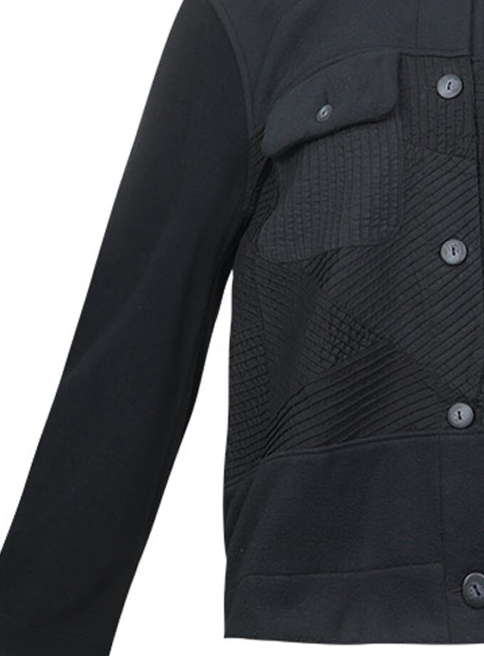 AW25 Mono Texture Panel Jacket JK-9250717