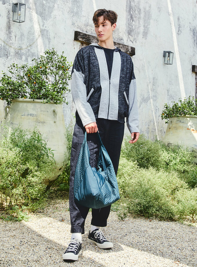 AW25 Zanpu Diagonal Remix Tote Bag BA-9251011