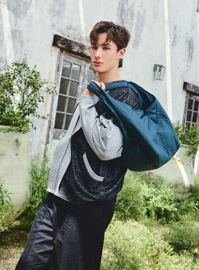 AW25 Zanpu Diagonal Remix Tote Bag BA-9251011