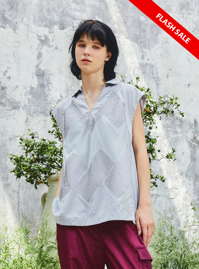 AW25 Mono Angle Patch Jersey Vest BL-9251002