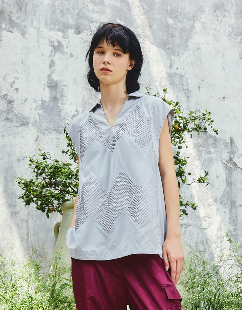 AW25 Mono Angle Patch Jersey Vest BL-9251002