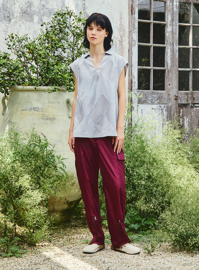 AW25 Mono Angle Patch Jersey Vest BL-9251002