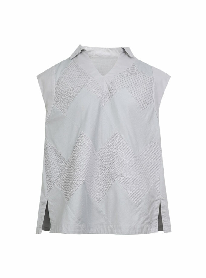 AW25 Mono Angle Patch Jersey Vest BL-9251002