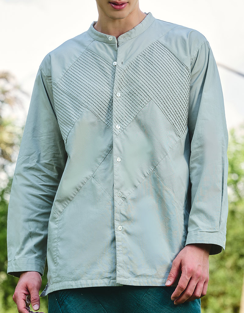 AW25 MonoPatch Mandarin Shirt BL-9251015 - Image 5