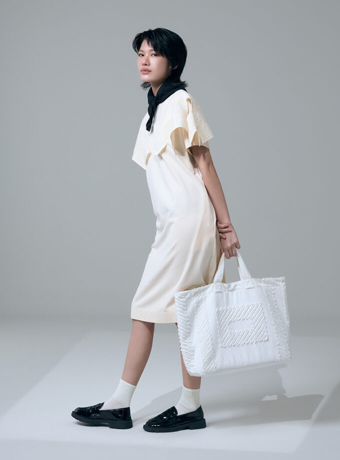 SS26 S40 Structured Layer Tunic Dress DS-9260203