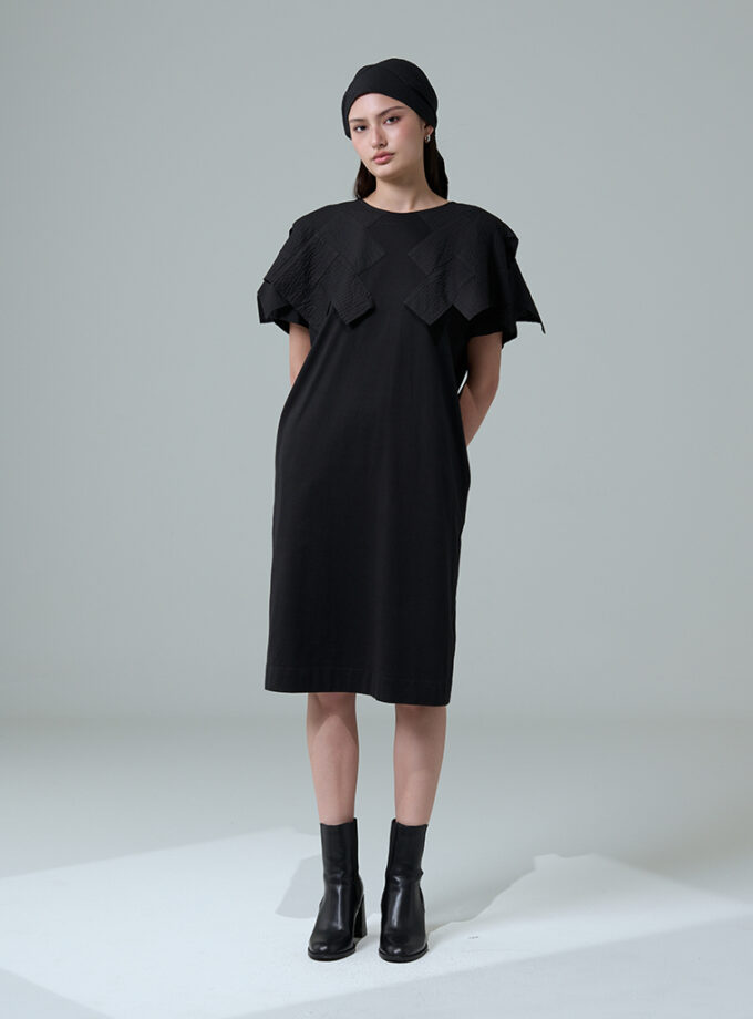 SS26 S40 Structured Layer Tunic Dress DS-9260203