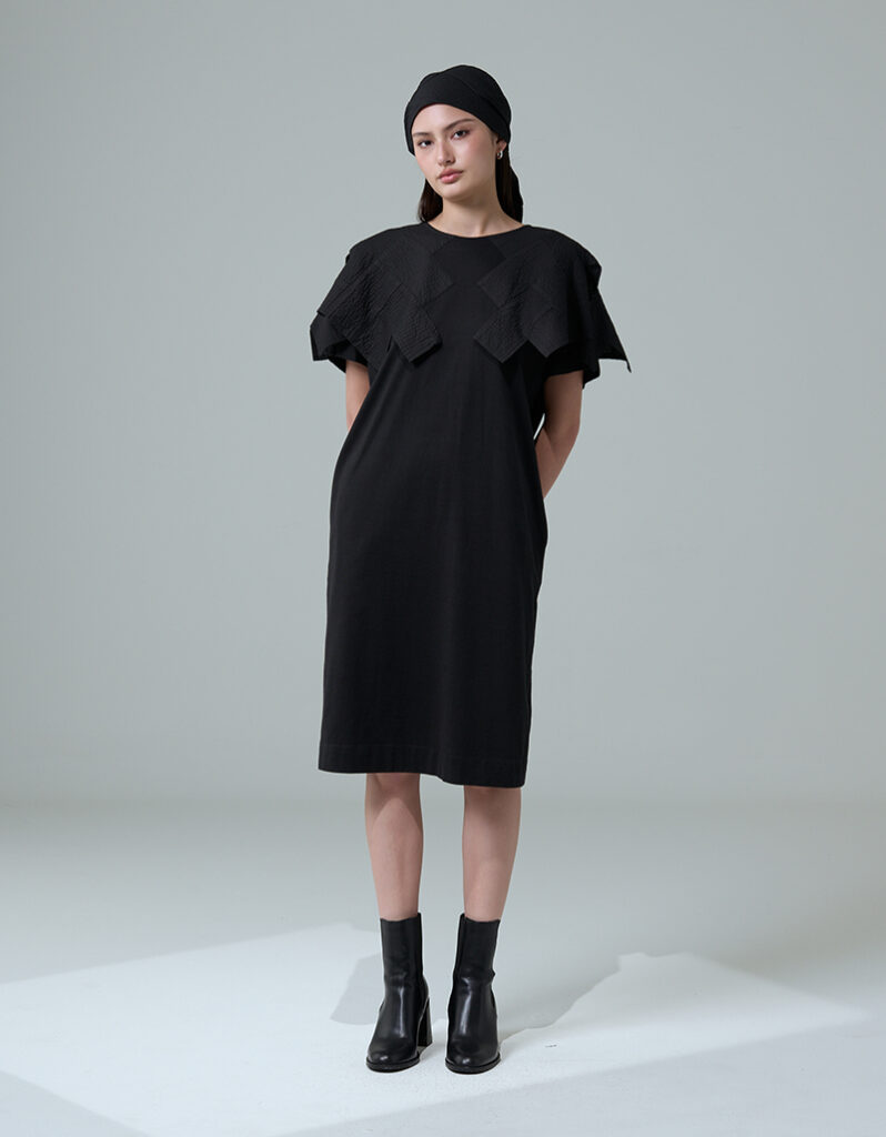 SS26 S40 Structured Layer Tunic Dress DS-9260203