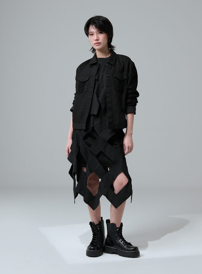 SS26 SOFTKATSURAGI Structured Layer Skirt SK-9260103