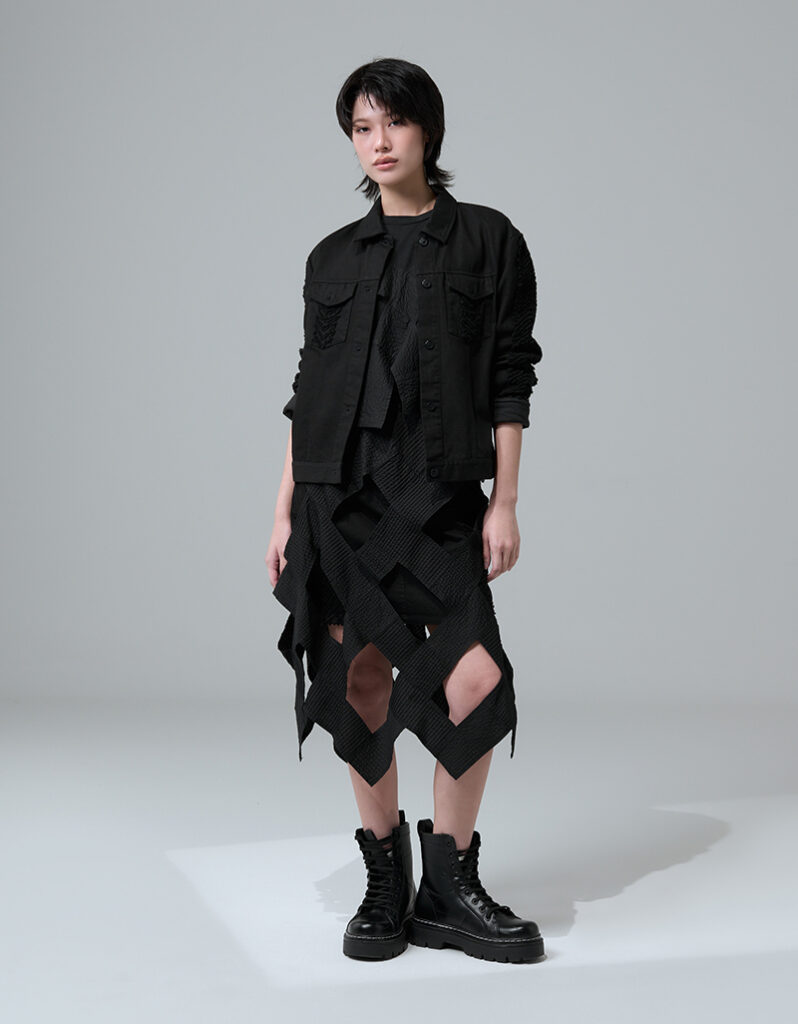 SS26 SOFTKATSURAGI Structured Layer Skirt SK-9260103