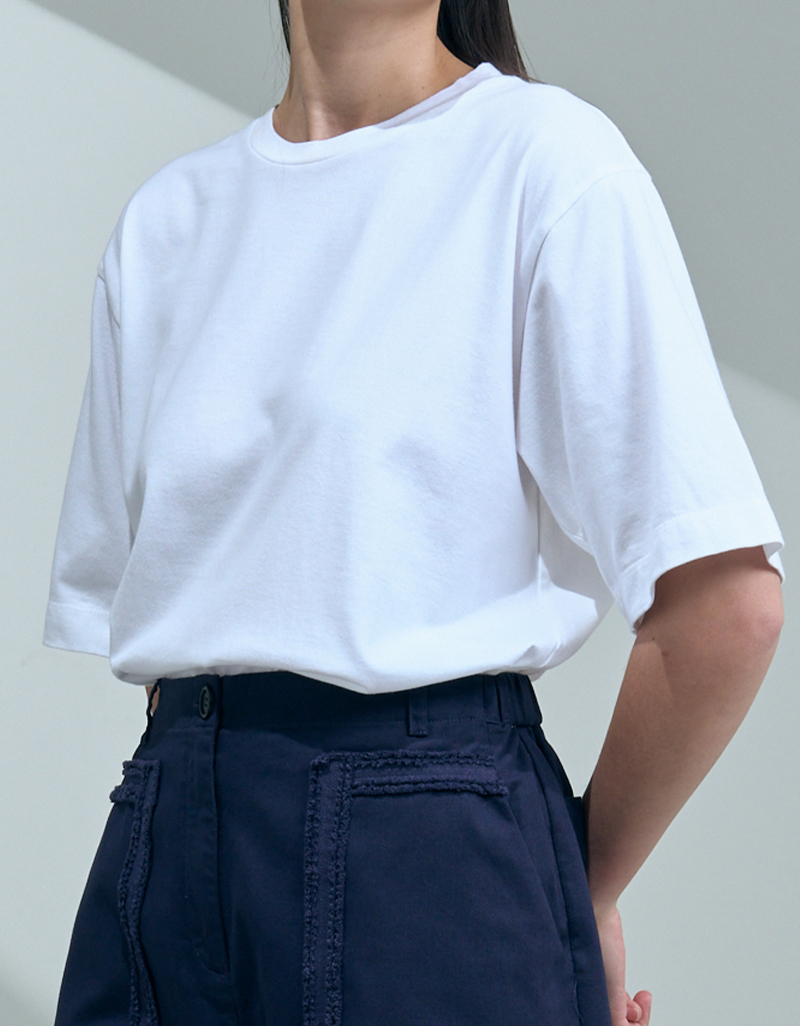 SS26 S40 ZANPU Essential Tee Blouse BL-9260120 - Image 2