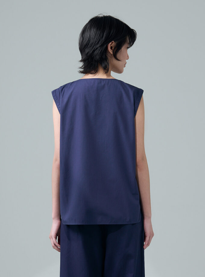 SS26 Modular Pintuck Sleeveless Top BL-9260503