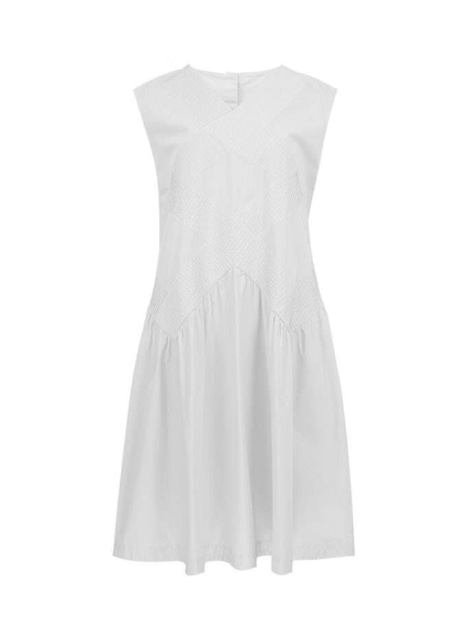 SS26 Modular Pintuck Sleeveless Dress DS-9260501