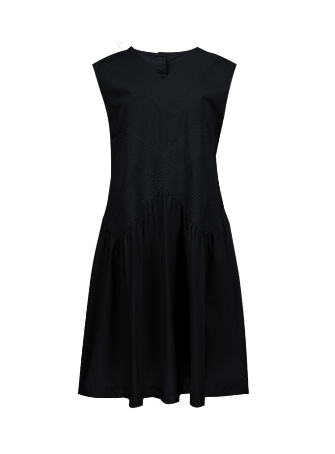 SS26 Modular Pintuck Sleeveless Dress DS-9260501