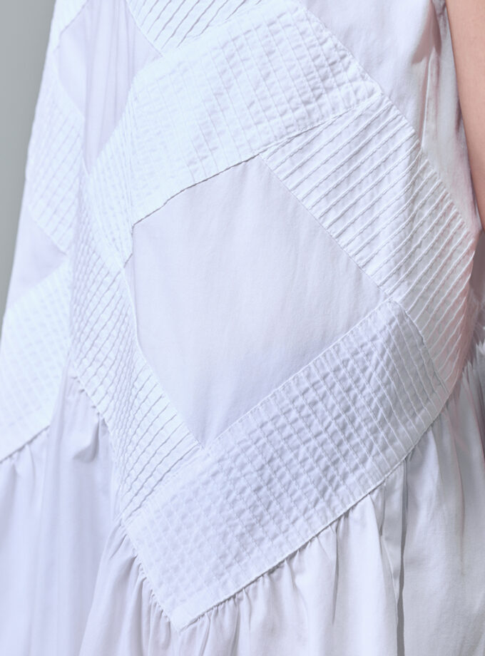 SS26 Modular Pintuck Sleeveless Dress DS-9260501