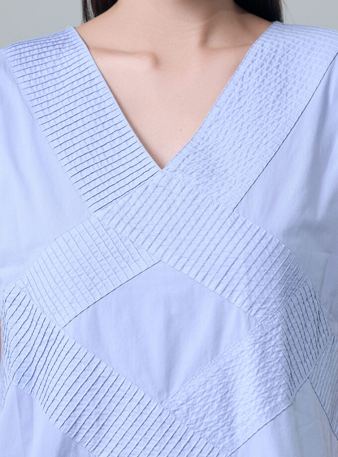 SS26 Modular Pintuck Sleeveless Dress DS-9260501