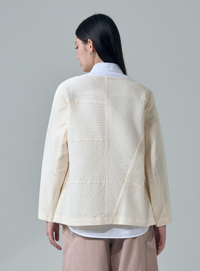 SS26 Wide Round Neck Jacket JK-9260506