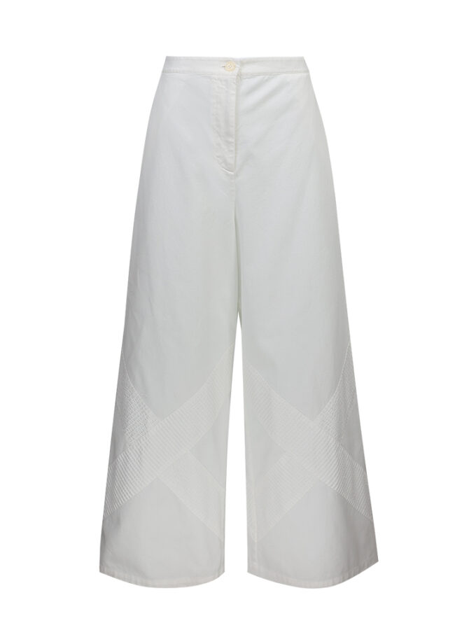 SS26 Straight Pants with Pintuck Detail PN-9260504