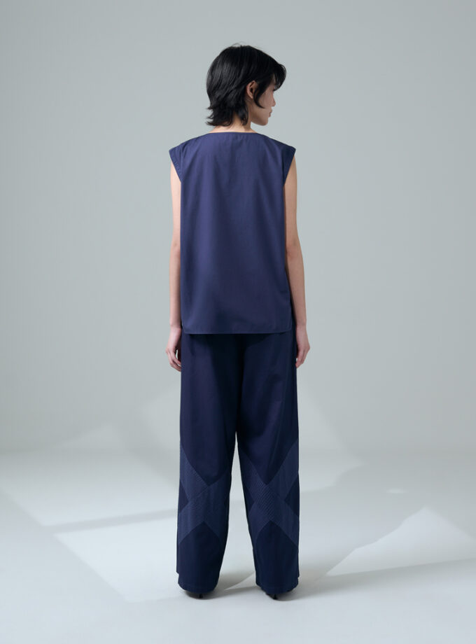 SS26 Straight Pants with Pintuck Detail PN-9260504