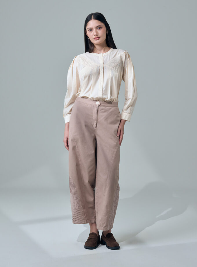 SS26 Barrel Pants Mix with Pintuck PN-9260505