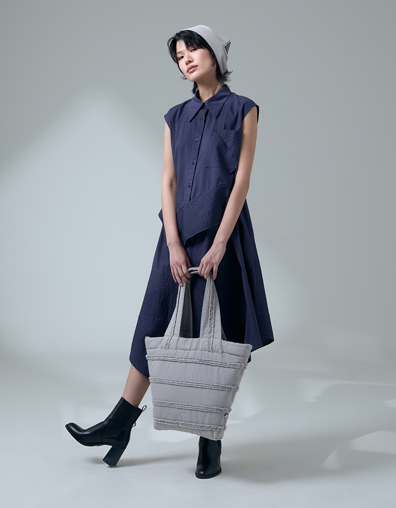 SS26 Recycled Cotton Twill BAG BA-9260106 - Image 6