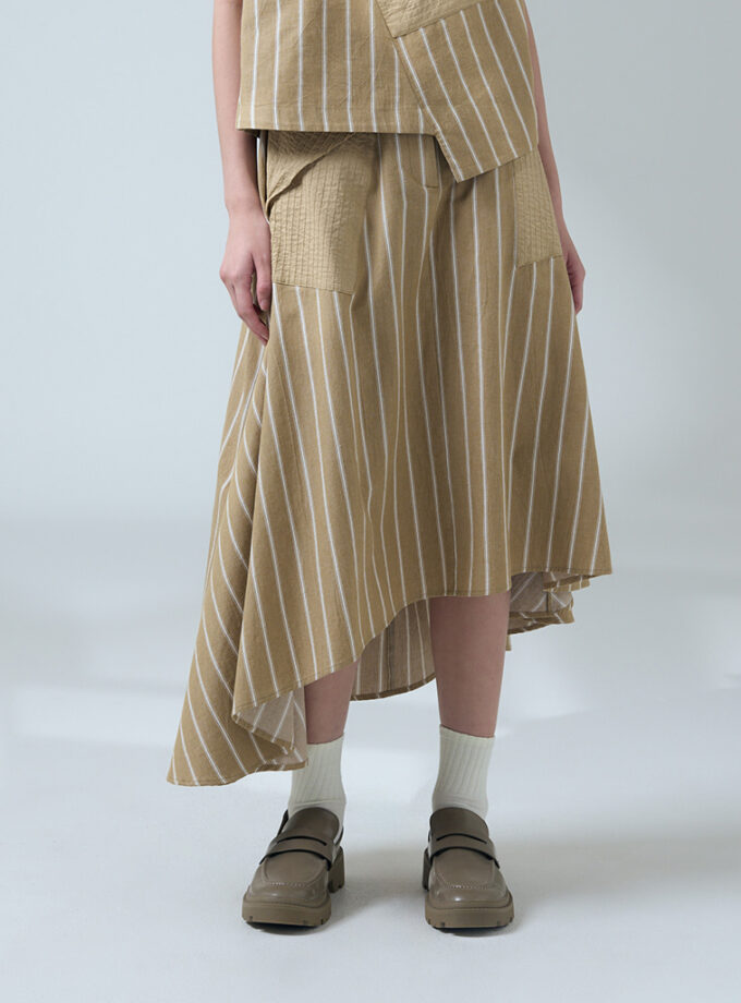 SS26 Shadow Line Stripe Skirt SK-9260309