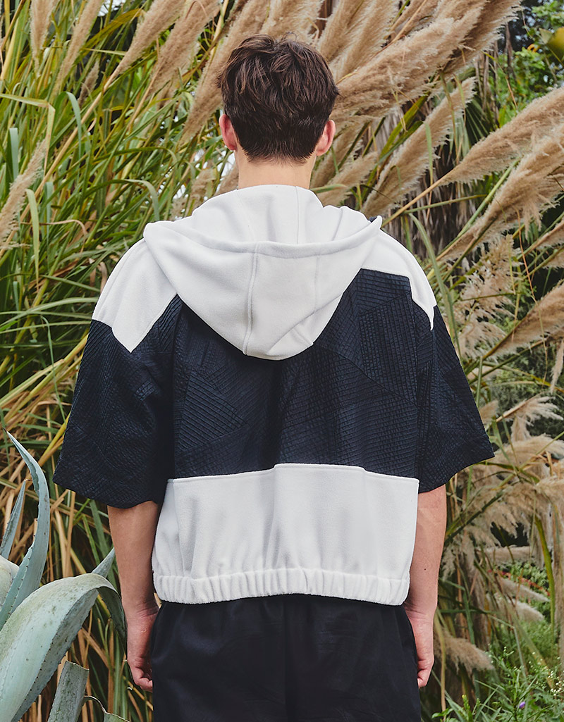 AW25 ZANPU Gridcraft Zip Fleece Hoodie BL-9250708