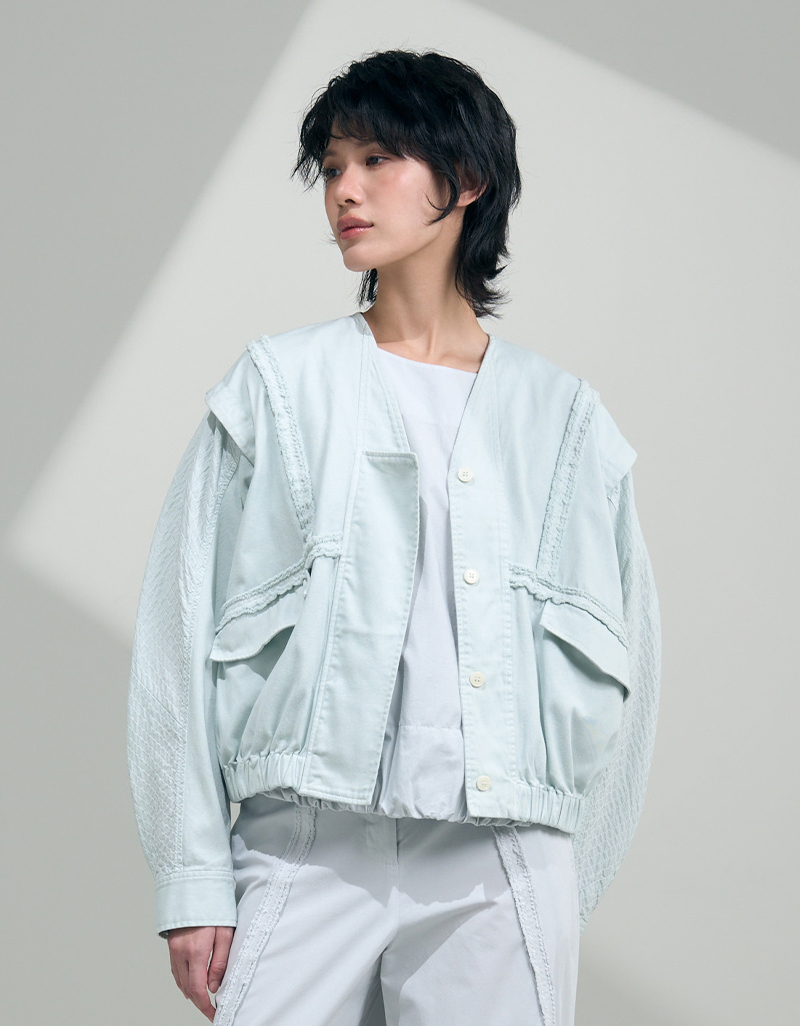 SS26 Light Frame Denim Jacket JK-9260402