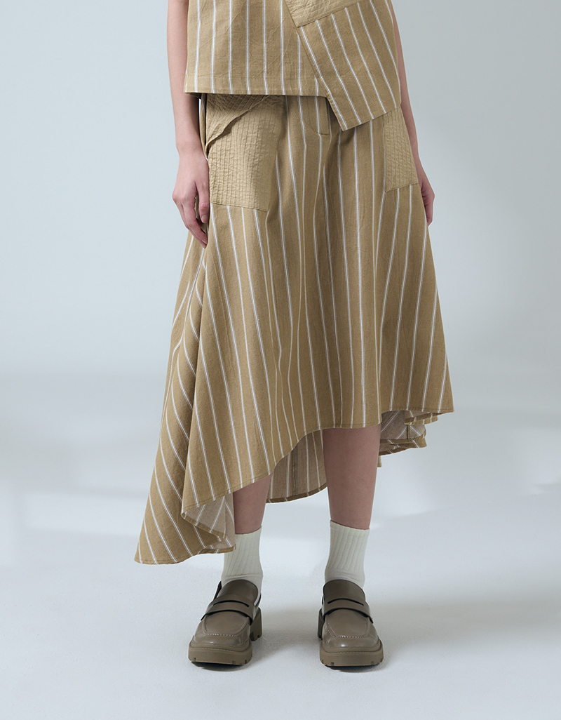 SS26 Shadow Line Stripe Skirt SK-9260309